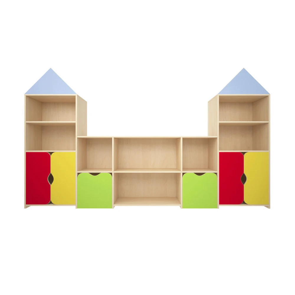 New Design Modern Style Eco-friendly L-VOC E0 Class Chinese Fir Block Board Kids Wood Cabinet with ISO9001/14001