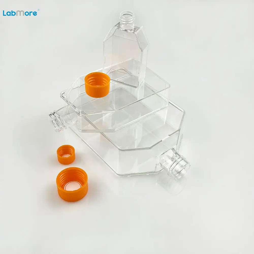 25Cm2 Non Treated  Plastic Cell Culture Flask with Seal Plug