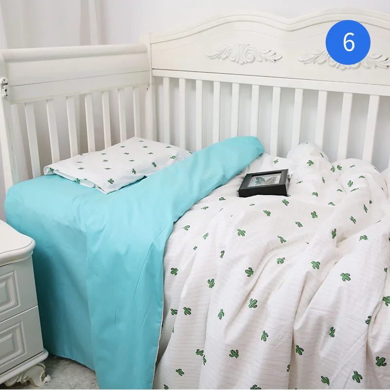 Custom 3 Pcs Cartoon Animal Summer 3D Printed 100% Cotton Hotel Bedsheets Bedding Set, Good Quality Home Comforter Bedding Set/