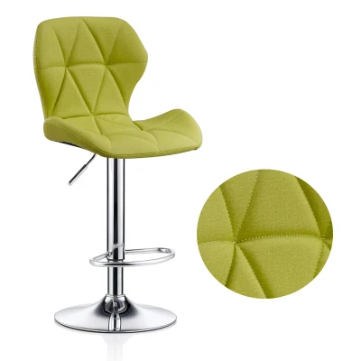 bar swivel chrome base lift chair modern swivel adjustable armless barstools