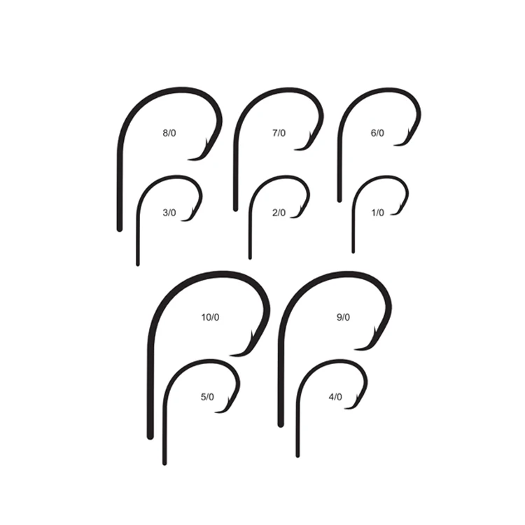 fishing hook high carbon steel strong jigging hook seawater hook