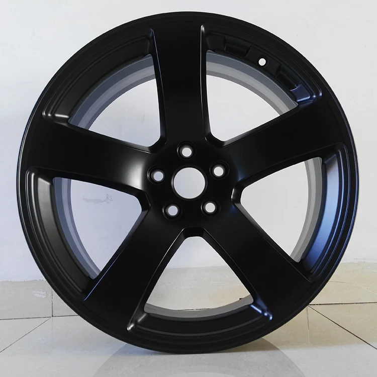 5 Spoke Black Color PCD 5x115 car alloy wheels 20 inch