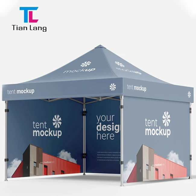 Electric push-pull shed outdoor activities telescopic suspension folding awning aluminum waterproof exhibition tent wholesale