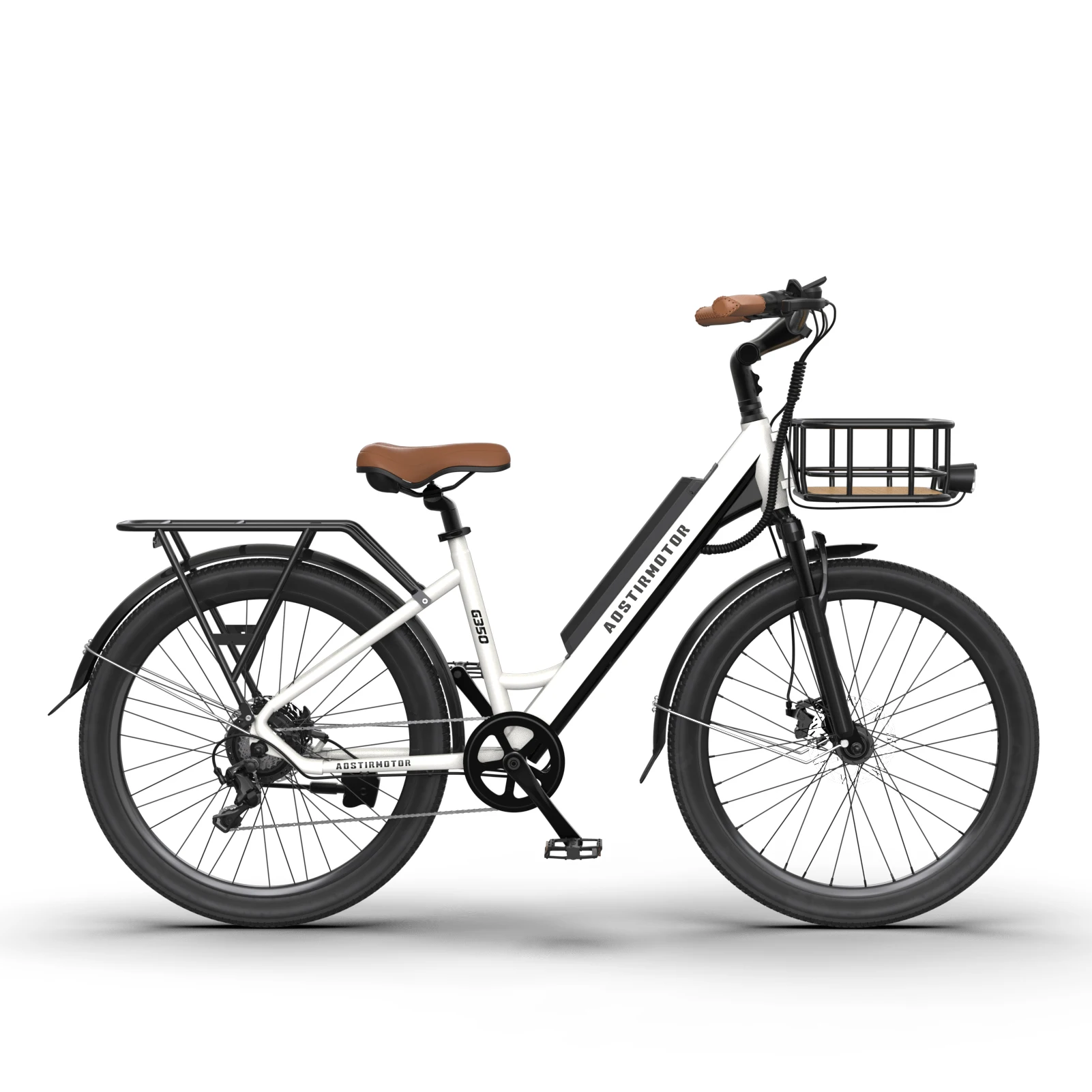 New Arrival Ladys Riding 350W Electric Urban Bike With 36V Battery