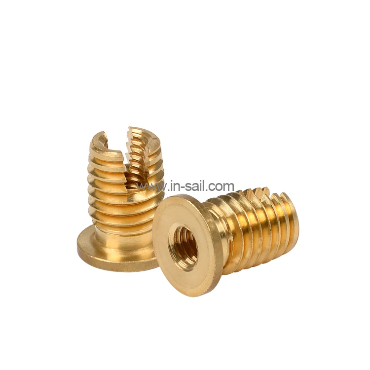 M3 M5 M6 M8 Self Tapping  Knurled Threaded Insert Nut with Zn Plated