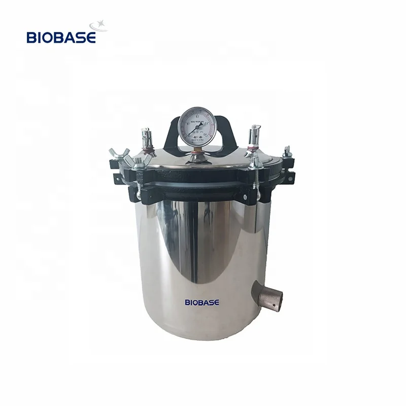 BIOBASE CHINA Portable Autoclave 24L Dual-use type Machine Steam Sterilization Autoclave for Hospital