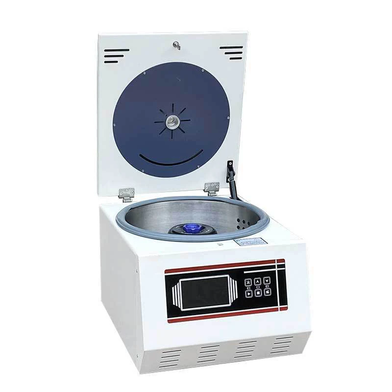 Table top high and low speed refrigerated centrifuge horizontal head turn