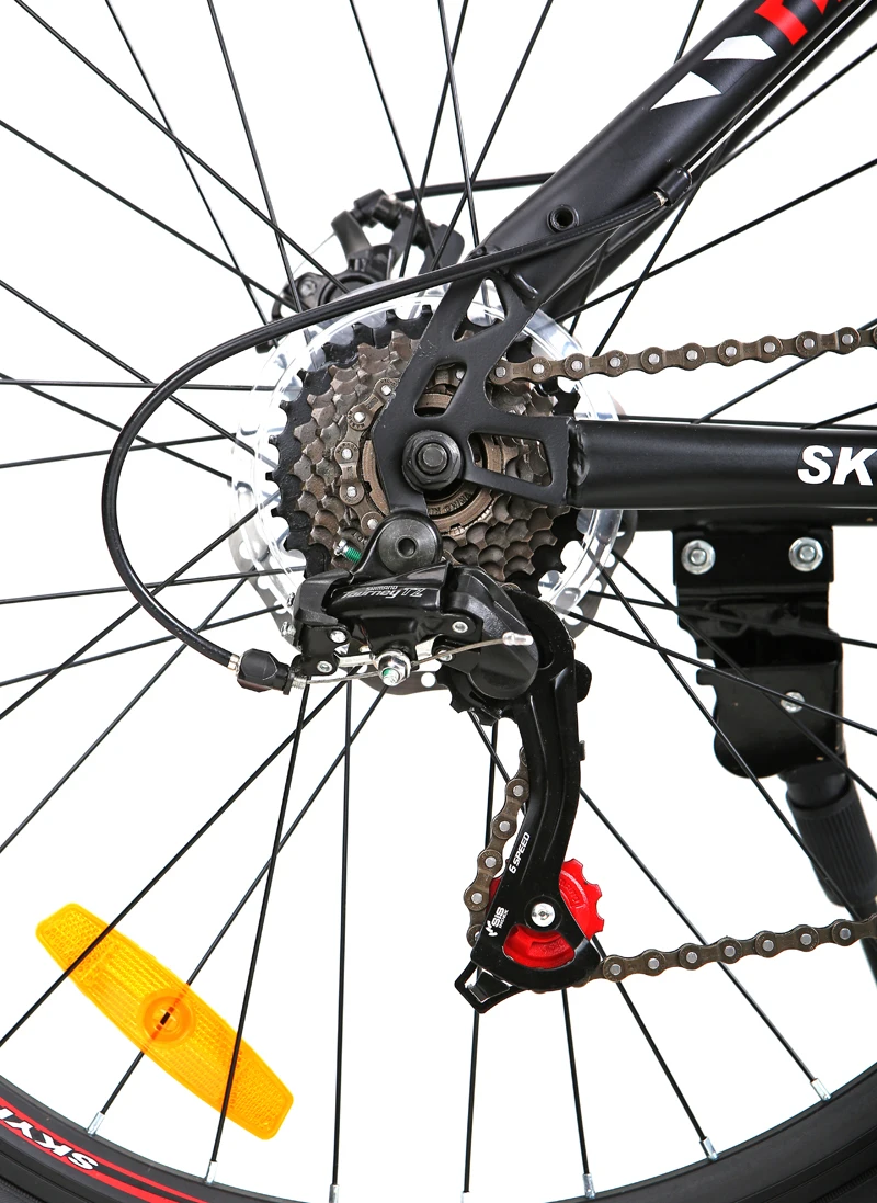 26 inch MTB Bike Steel Mountain Bicycle Shimano 21 Speed with Full Suspenshion Fork Disc Brakes for outdoor Adults Men Cycling