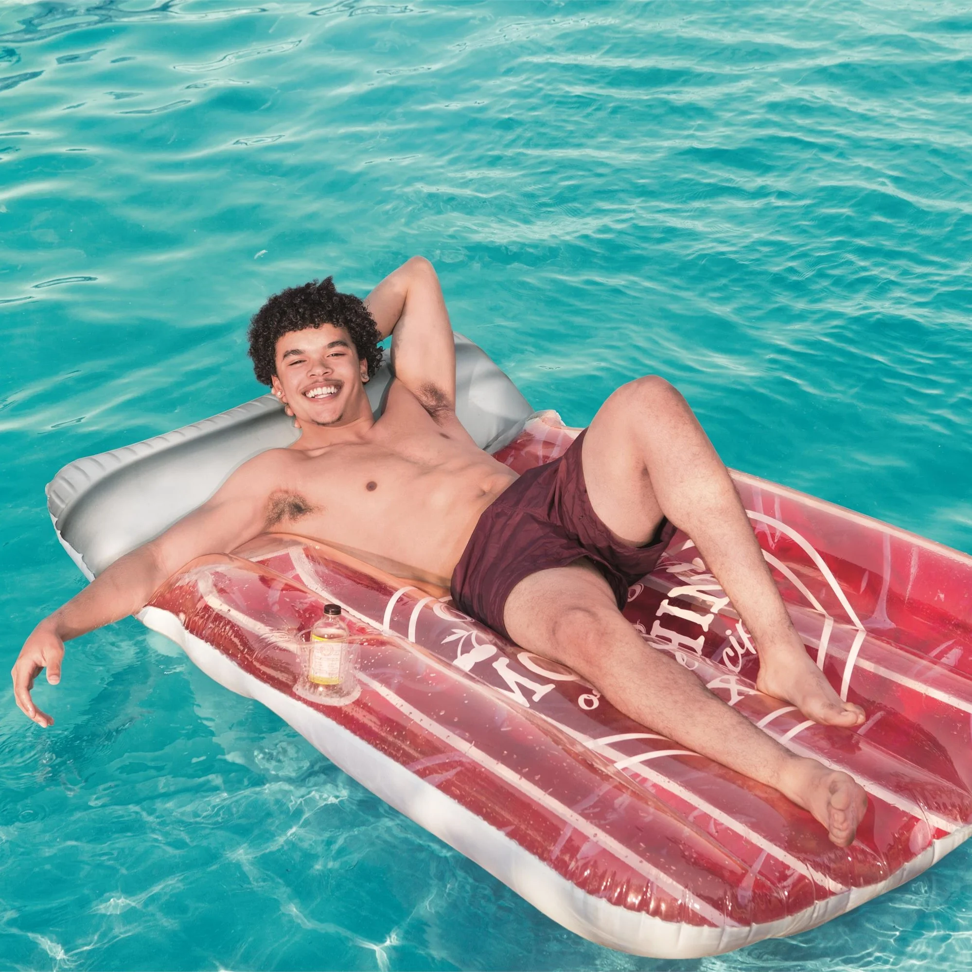 TRANS 44039 adult Inflatable moonshine lounge pool float