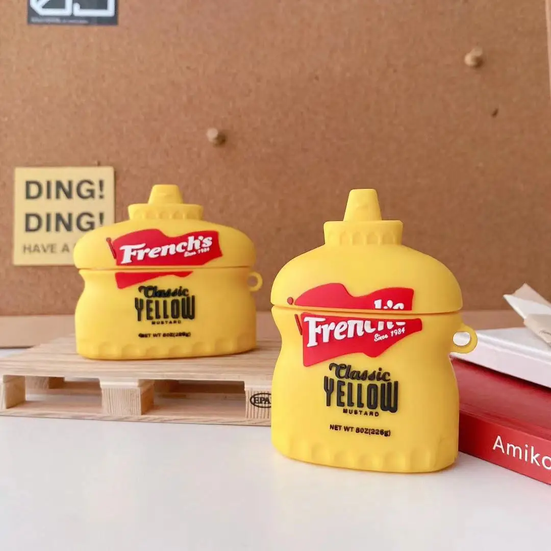 Yellow Mustard Sauce For Airpods Pro Case For Airpod Case Design For Airpods Case