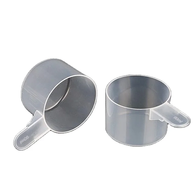 90ml 45g short Handle Plastic Measuring Spoons for Cereals grains Forage Protein Milk Powder detergent supplements Large scoops