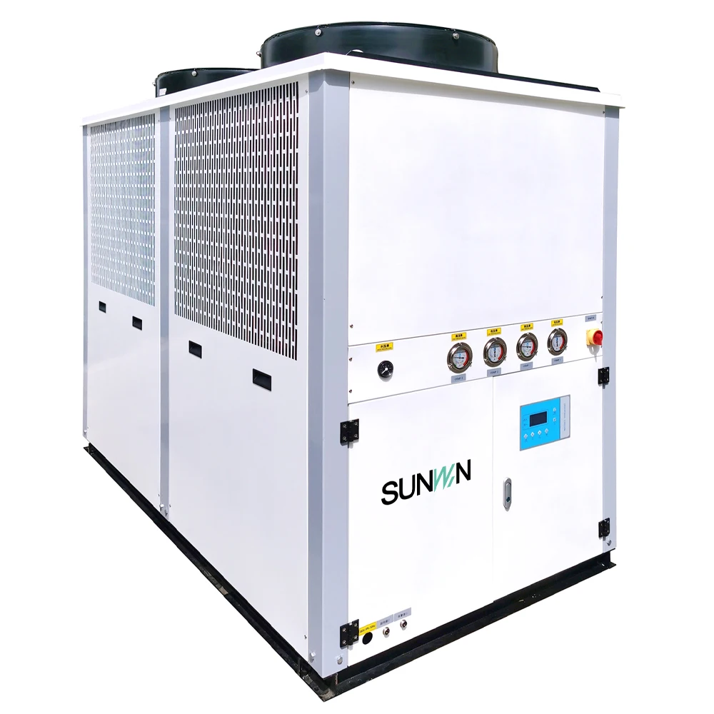 20HP Refrigeration Equipment CE Heat Pump Air Conditioner Water Cooled Screw Chiller