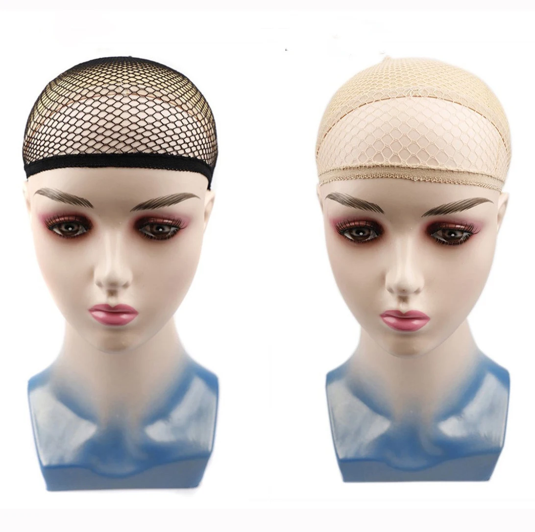 high elasticity Mesh ventilated wig hair caps cheap weave stocking cap for making wigs