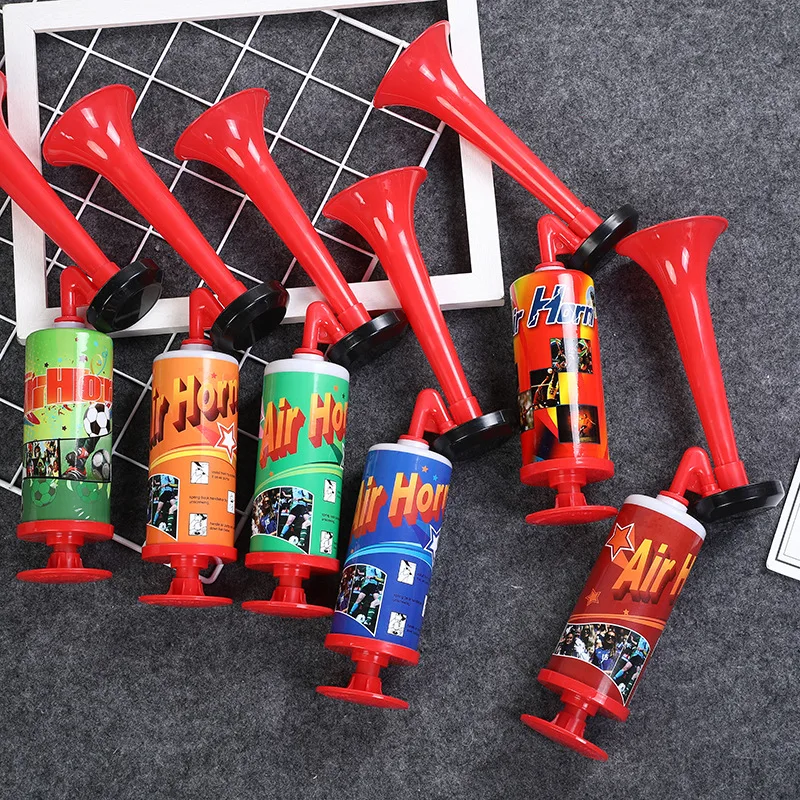 XINRUIKEN hand held plastic horn speaker ,sport fans air horn ,football fans horn world match trumpet