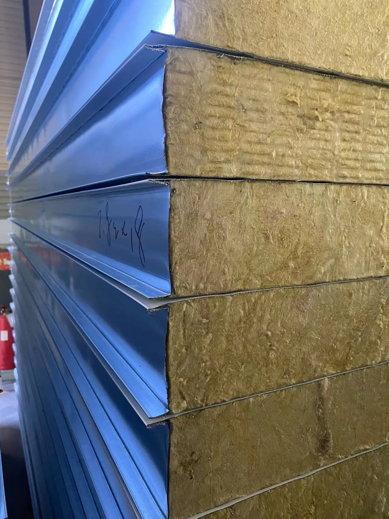 Good quality  Mineral wool Insulated  Wall Sandwich Panels construction materials