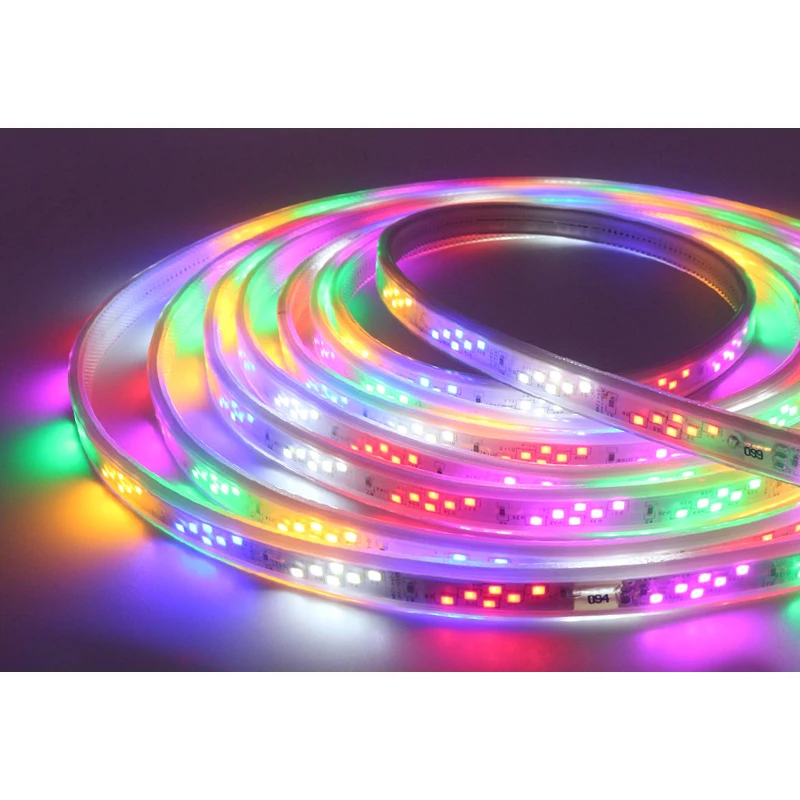 2022 New Arrival Cob Rgb Led Strip 768Leds/M 24V Ip65 Waterproof Flexible Rgb Led Strip Light