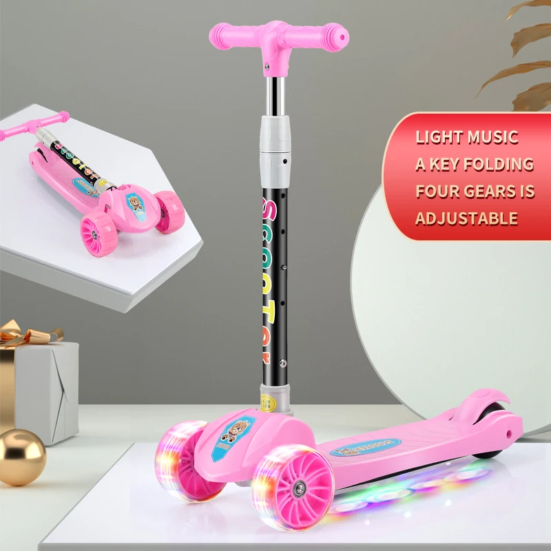 Скутеры для детей 2-3-610 лет и старше 8 лет педали для мальчиков и девочек Детские скутеры