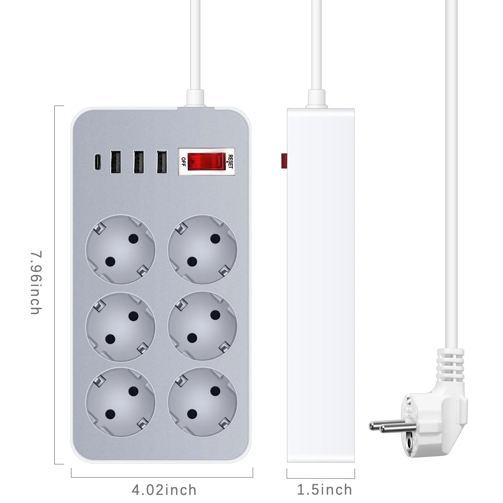 New Smart German standard patch panel European standard USB plug Russian plug-in Spanish cable tray