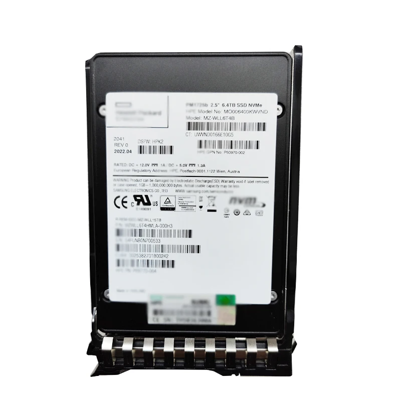 Новая высокая производительность P50233-B21 G10 + 6,4 ТБ 2,5 NVMe HP MU DS U.3 BC Твердотельный накопитель (SSD жесткий диск