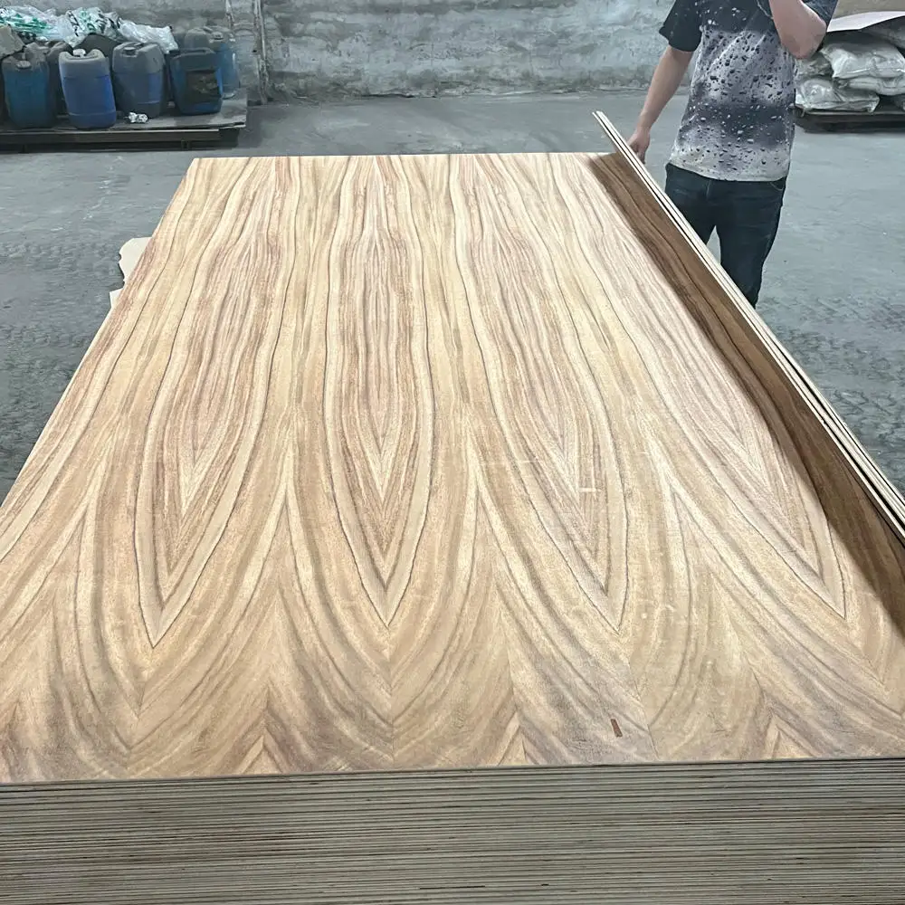 Cheap Fancy teak/Red Oak/Sapeli/ASH/Walnut Natural Veneer MDF