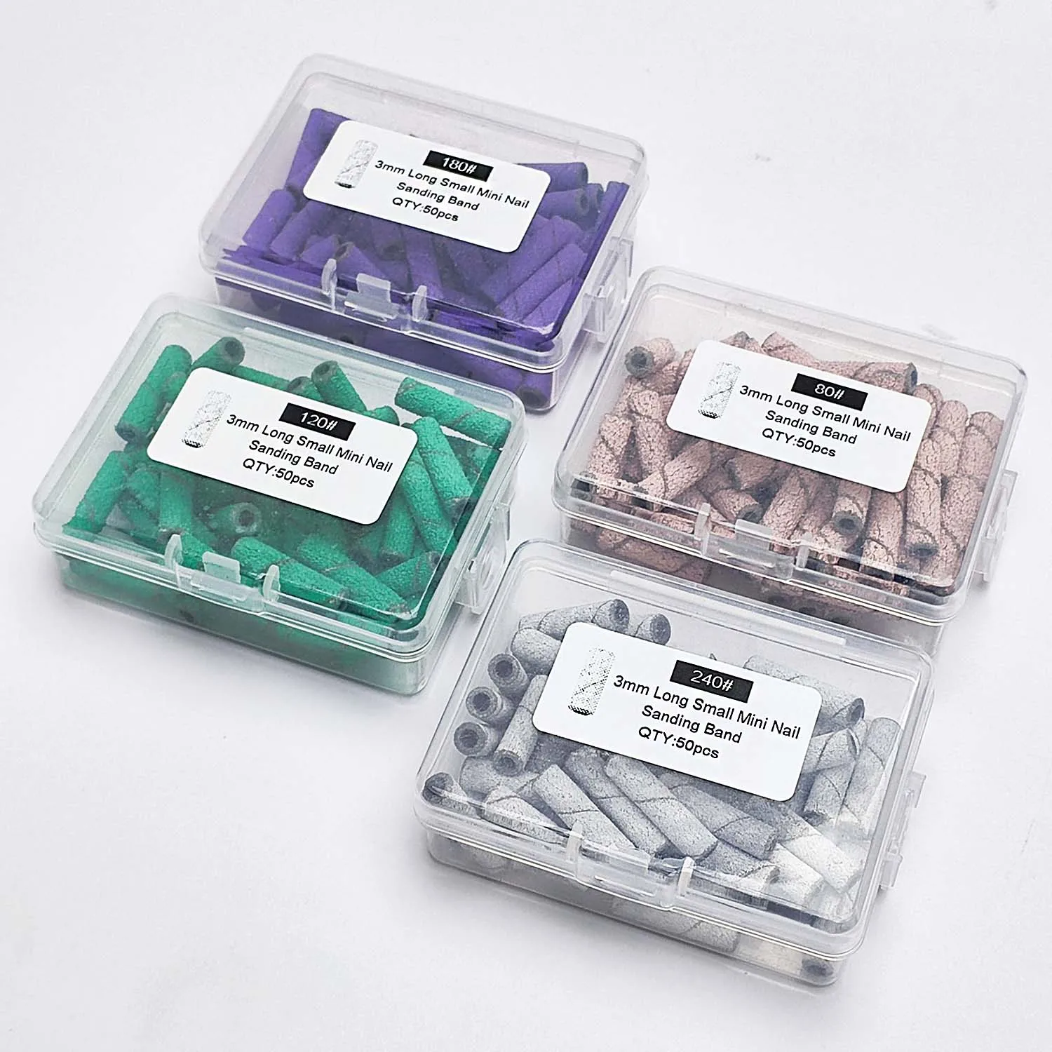 High Quality Sanding Bands Professional Manicures and Pedicure 3mm Extra Long Small Sanding Bands 150 Grinding Polisher