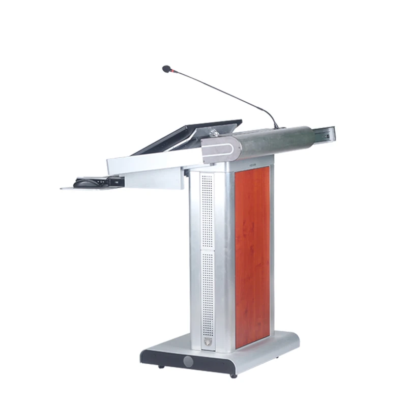 Aluminum Church Pulpit Meeting Room Lectern Presenter/Speaker Stand Stage Platform Interactive Lectern