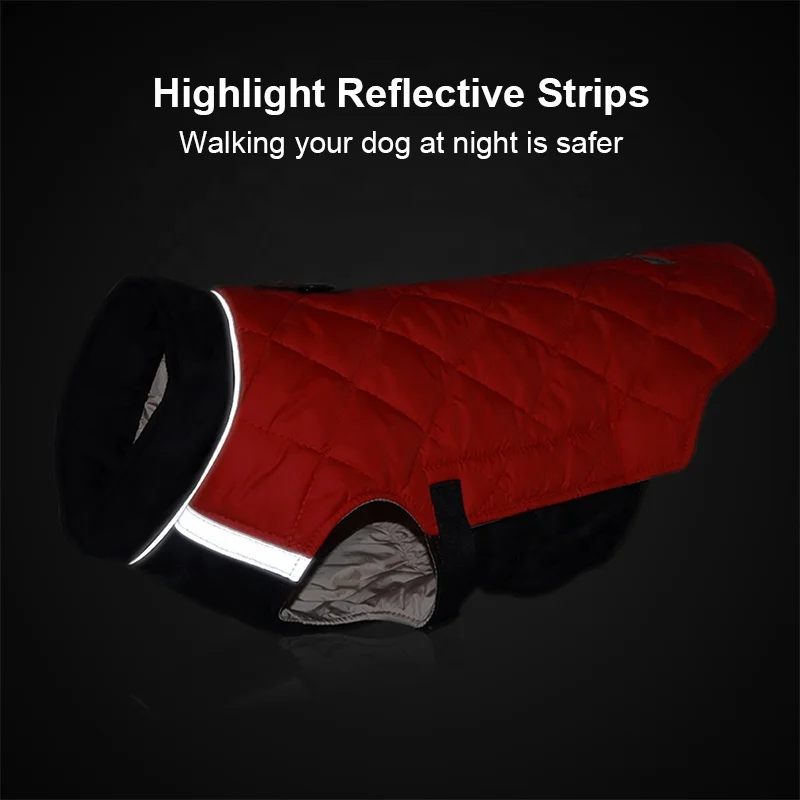 Winter Warm Pet Dog Clothes Big Dogs Jacket Small Medium Large Dogs Coat Chihuahua Padded Clothing French Bulldog Costume S-7XL