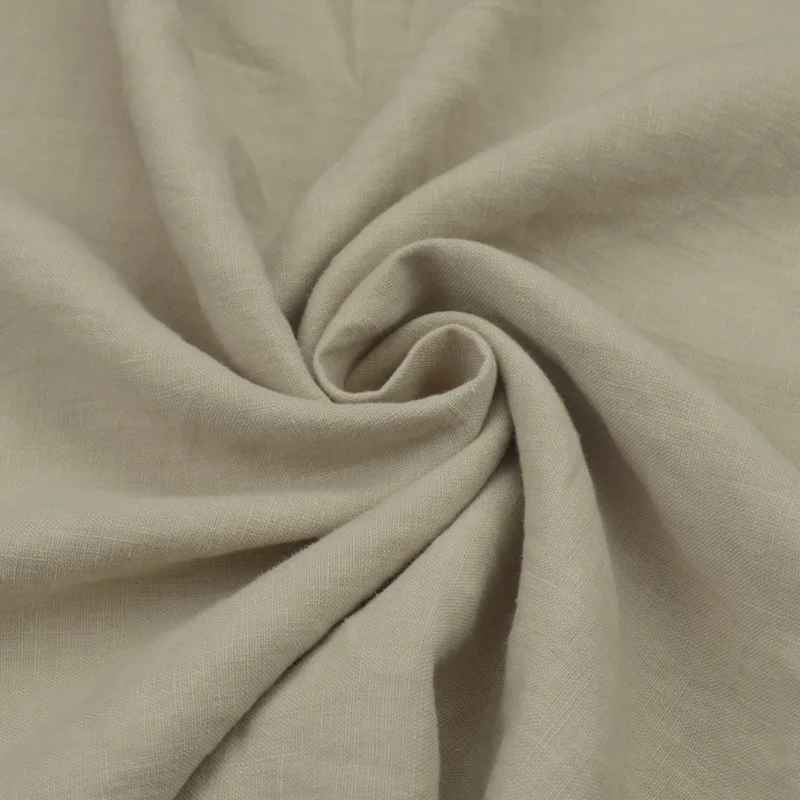 Wholesale 100% Linen Fabric For Garment Shirts Dress Pure Linen Fabric