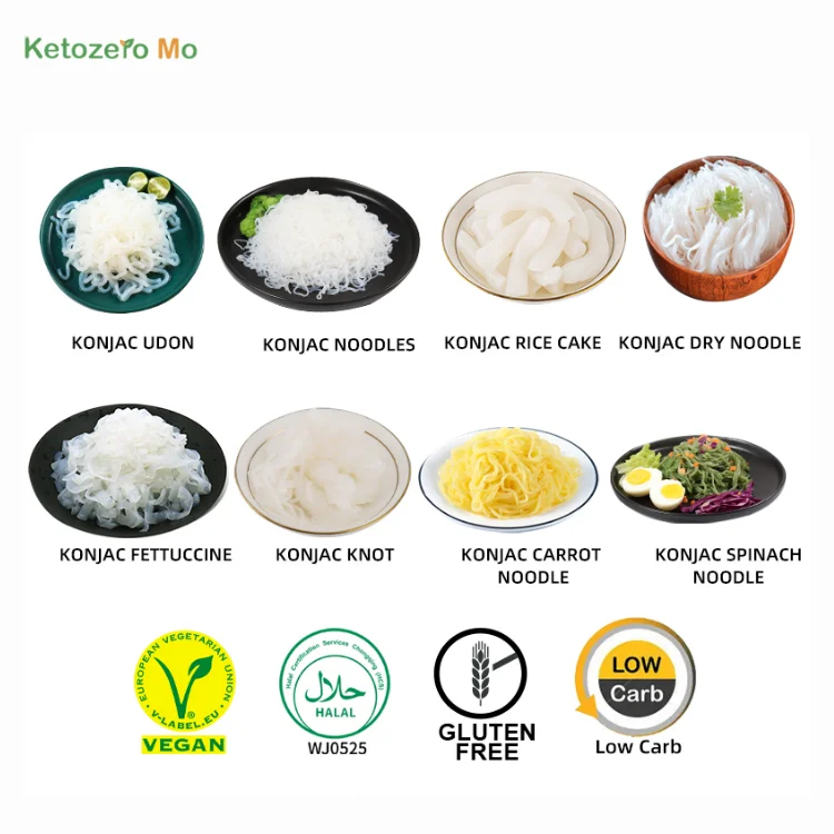 Vegan Friendly Odor Free Keto Vegan-Friendly Flavorful Diet Gluten Free Konnyaku Ramen Pasta