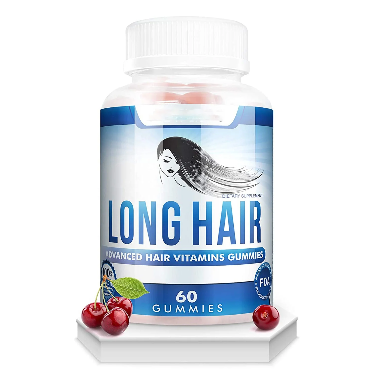 OEM Hair Skin Nails fast Growth gummies Natural Biotin Vitamins C E Gummies for Men & Women