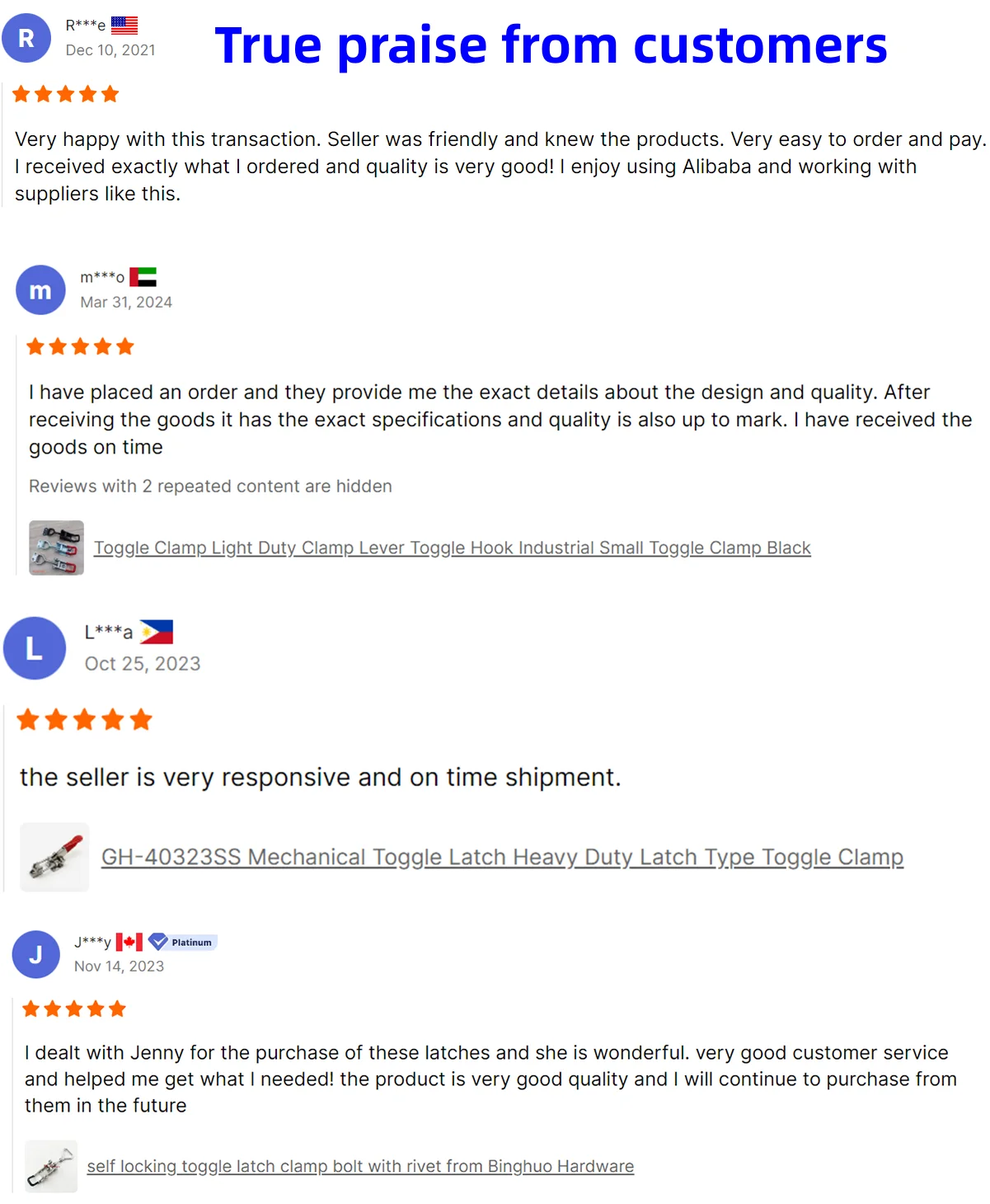 adjustable toggle clamp heavy duty latch for industrial machine GH-4001/4002/4003