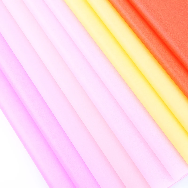 Wholesale custom high quality printed tissue paper  flower packing paper  gift wrapping paper