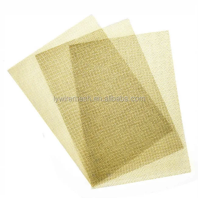 Electromagnetic shielding 60 80 100 150 200 250 mesh brass micro woven wire mesh