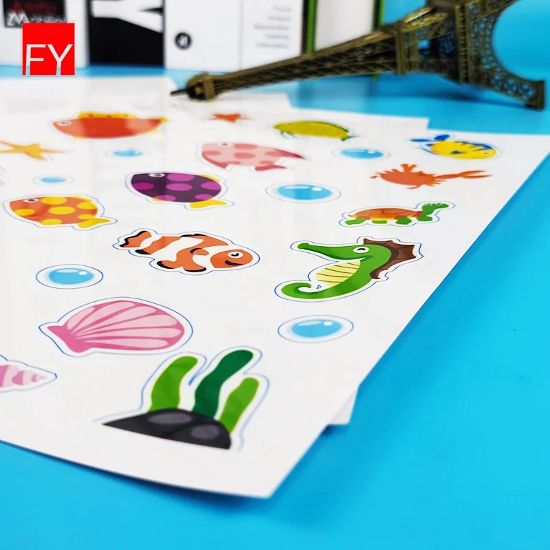 New Product Fy Clear Blank Sheets Transparent Sheet Inkjet A4 Printable Vinyl Sticker Paper Waterproof