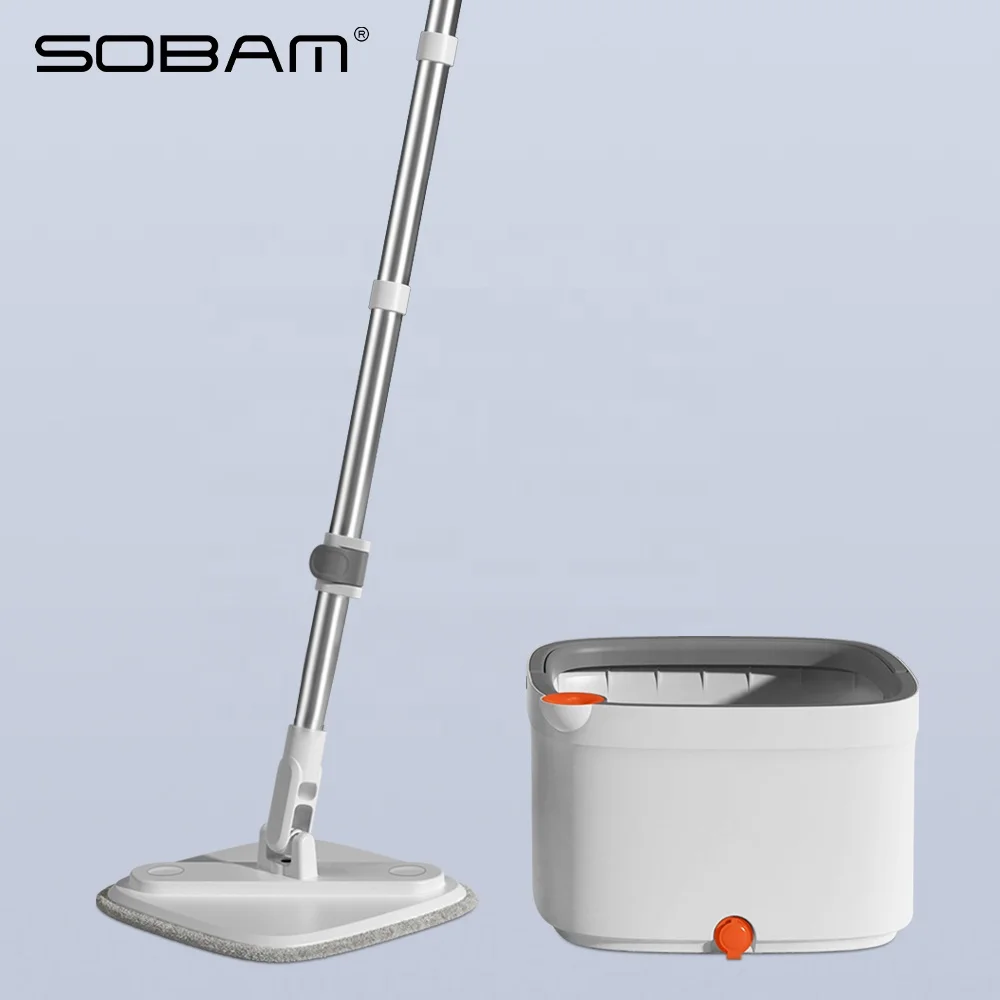 Wholesale Household Clean Sewage Separation Mop Rotatable Lazy Absorbent Mop Free Hand Washing Microfiber Flat Mop