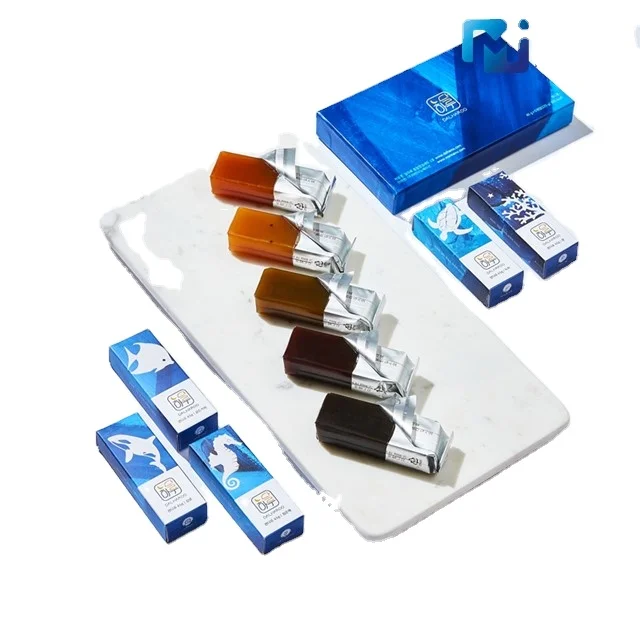 Vegan K-food korea snack Pudding Package Feature Weight Multi Shelf Juice Jelly Soft Candy Storage Cool Packaging Color