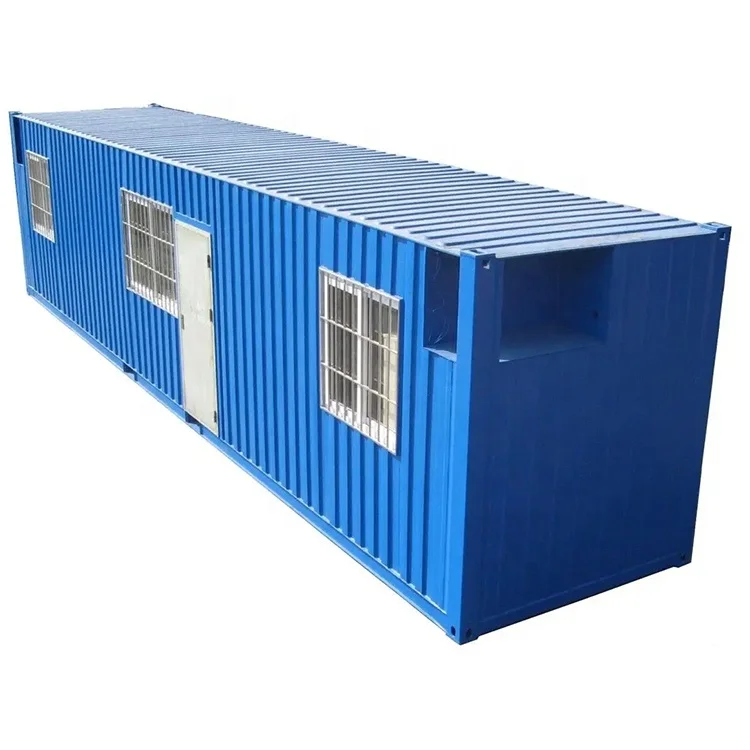 Pre fabrication storage shipping container house mobile luxury office as food restaurant