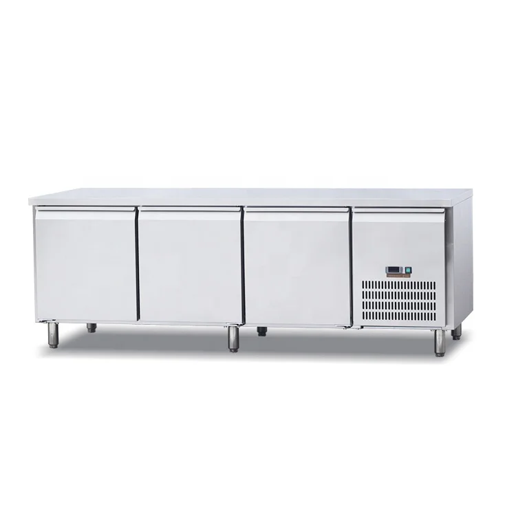 Refrigeration Equipment Industrial Freezer Commercial Refrigerator 3 Doors Under Counter Fridge