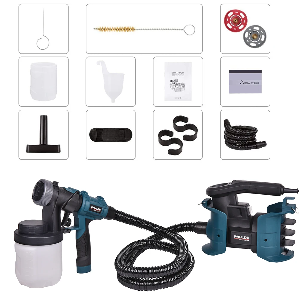 
Neu Master 600W HVLP Portable Paint Sprayer with Shoulder Strap 