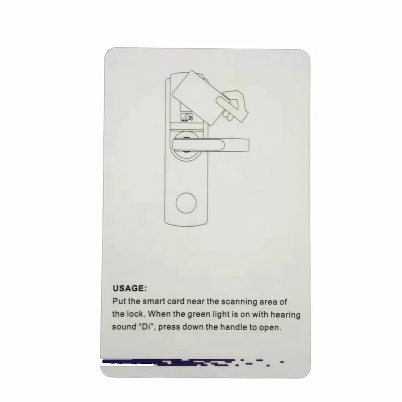 Archie Hotel Smart Lock Card S50 Rifd 13.56mhz High Frequency IC Card