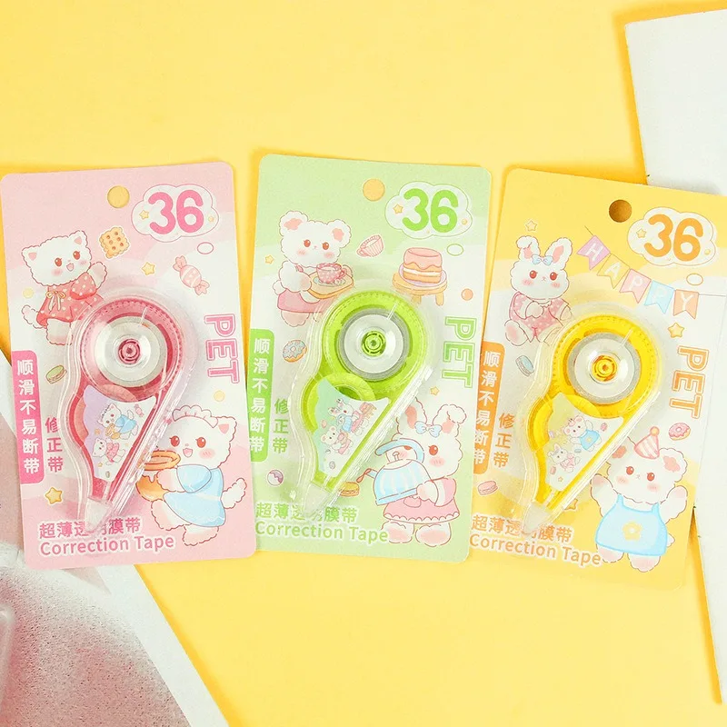 School stationery cartoon correction with large capacity correction fluid, student stationery supplies correction with wholesale