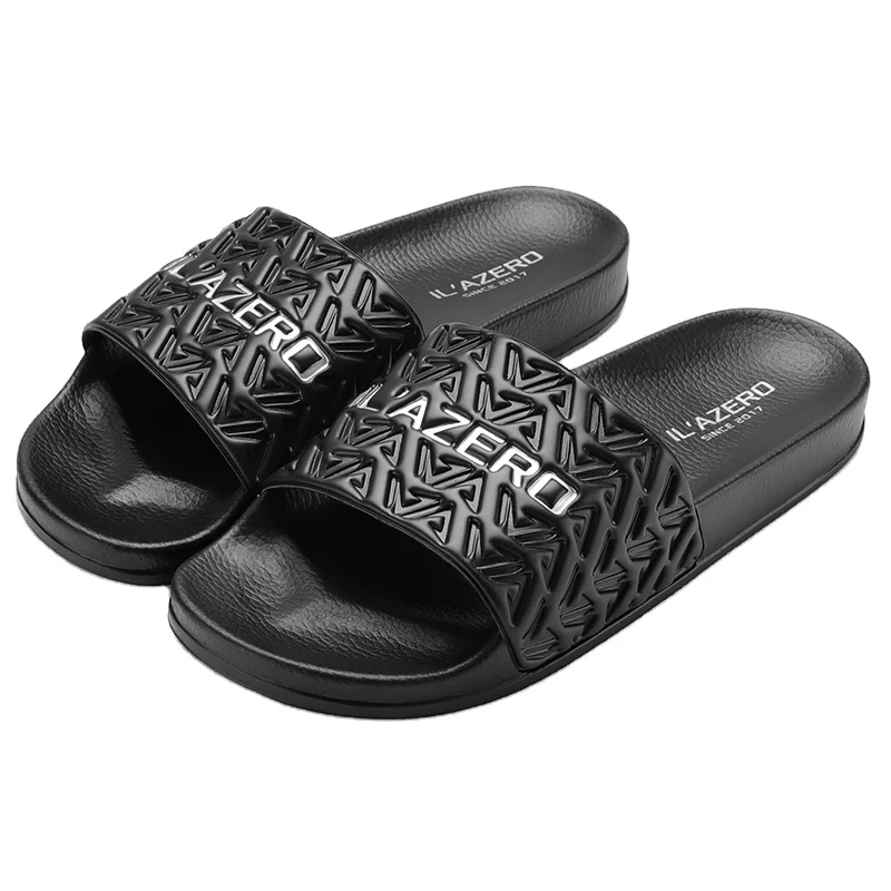 Soreca 3D Logo Oem Unisex Adults Rubber Sole Slippers Men Slides 2022 Designers Summer Slides For Men