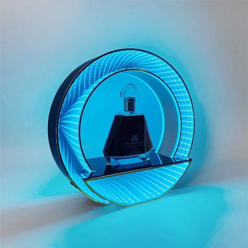 nightclub lounge luminous custom VIP bottle service presenter glorifiers sign for vodka whiskey wine tequila champagne XO VSOP