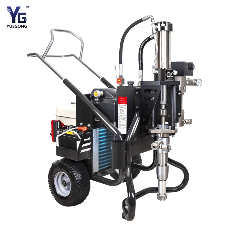 Professional Hydraulic Gas/Electric/Diesel High Pressure Airless Spray Machine For High Viscosity Epoxy Silicone Sprayer