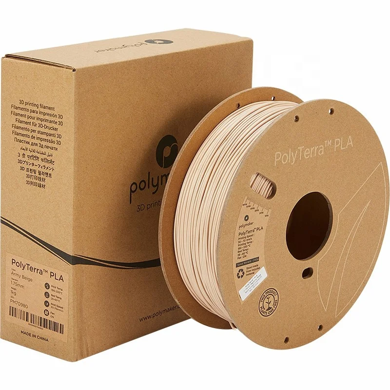 Professional Manufacture Custom 1.75mm / 2.85mm 1 KG  Polymaker PolyTerra PLA 3D Printing Filament