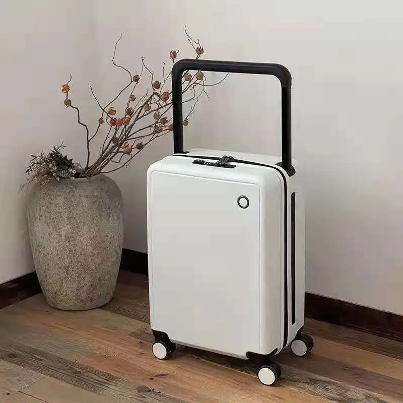 New design maletas de viaje set luggage candy colors girls 20 24 inch width trolley handle abs pc trolley suitcase bags