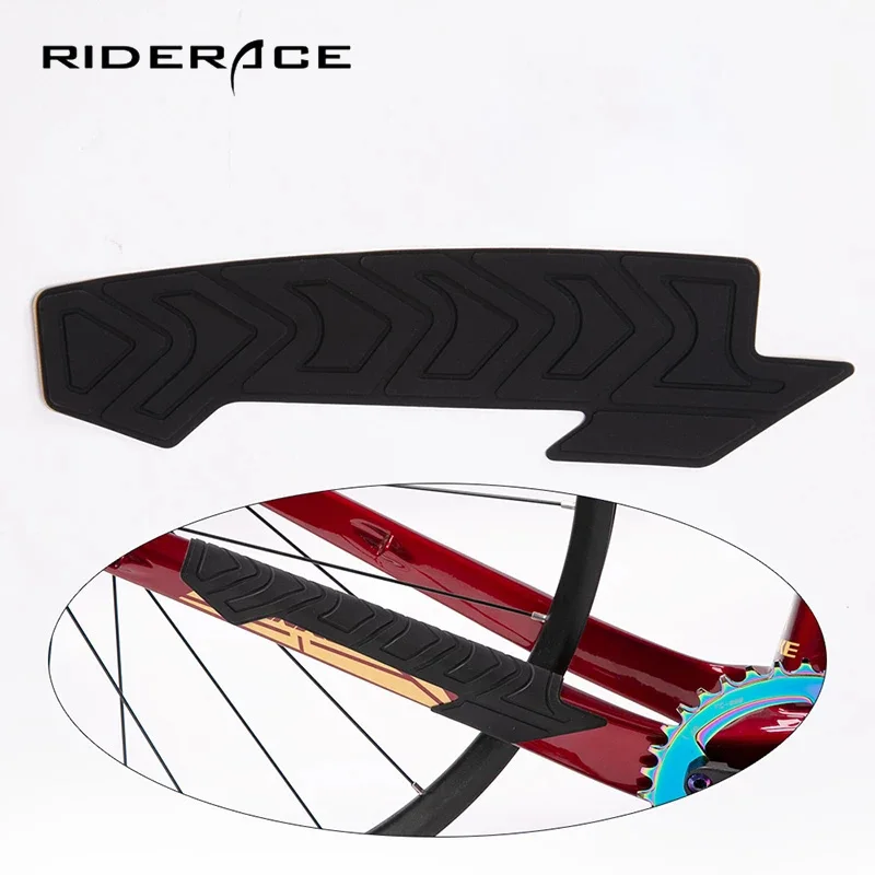 RIDERACE Care Chain Posted Guards Bicycle Anti-Skid Frame Chain Protector Chain Protection Cover Bike Scratch-Resistant Stickers