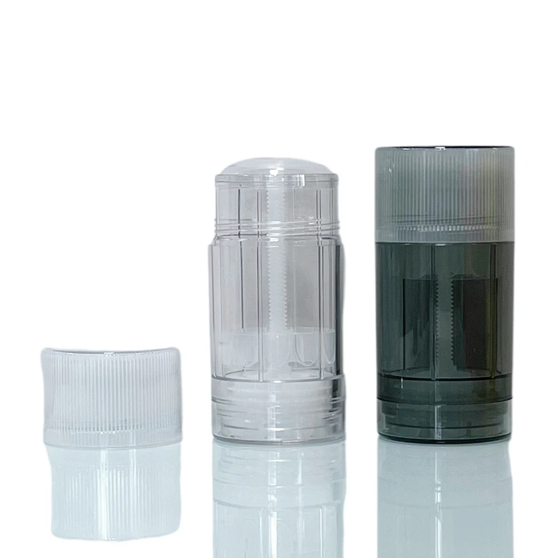 plastic bottle manufacturer PP15ml 30ml 50ml 70ml round bottom filling solid sunscreen stick container Deodorant bottle
