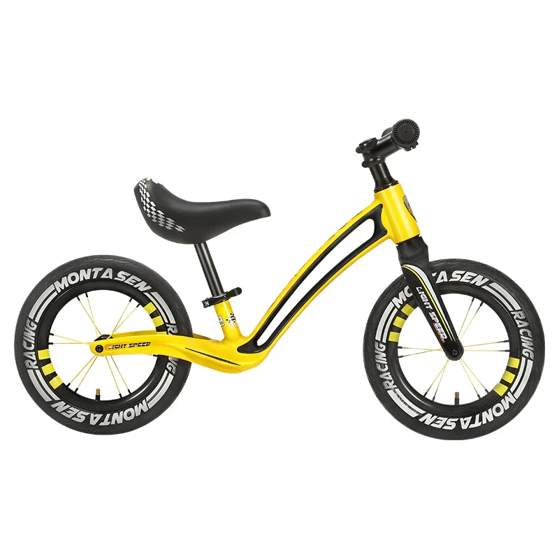 Montasen M-F805-S 12' Magnesium Kids Balance Bike for kids training balance Children Ride on Car Hot Seller