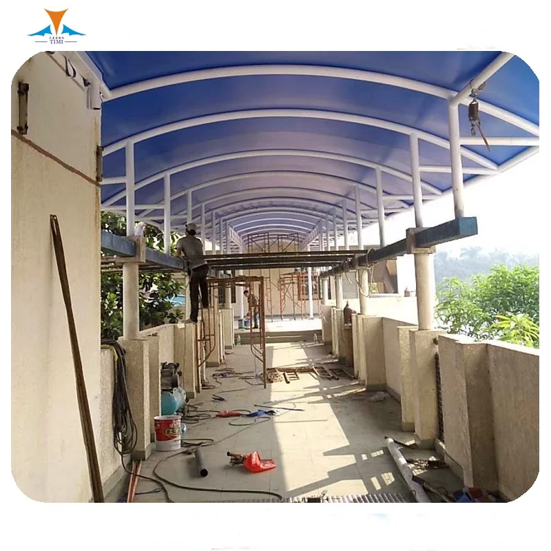 pvdf architecture roof tent shed fabric tensile stadium roof membrane structure